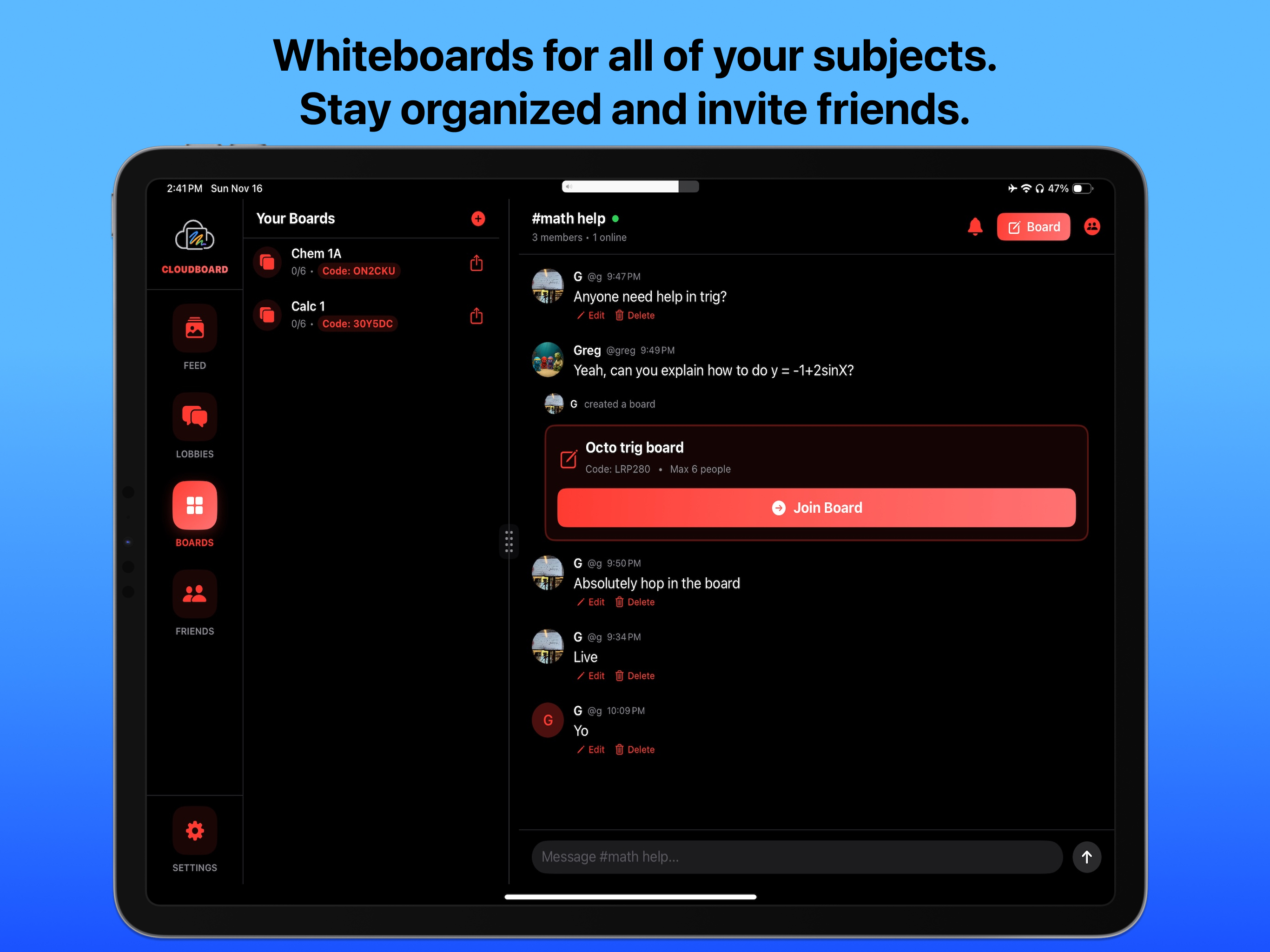 Social Profiles & Karma